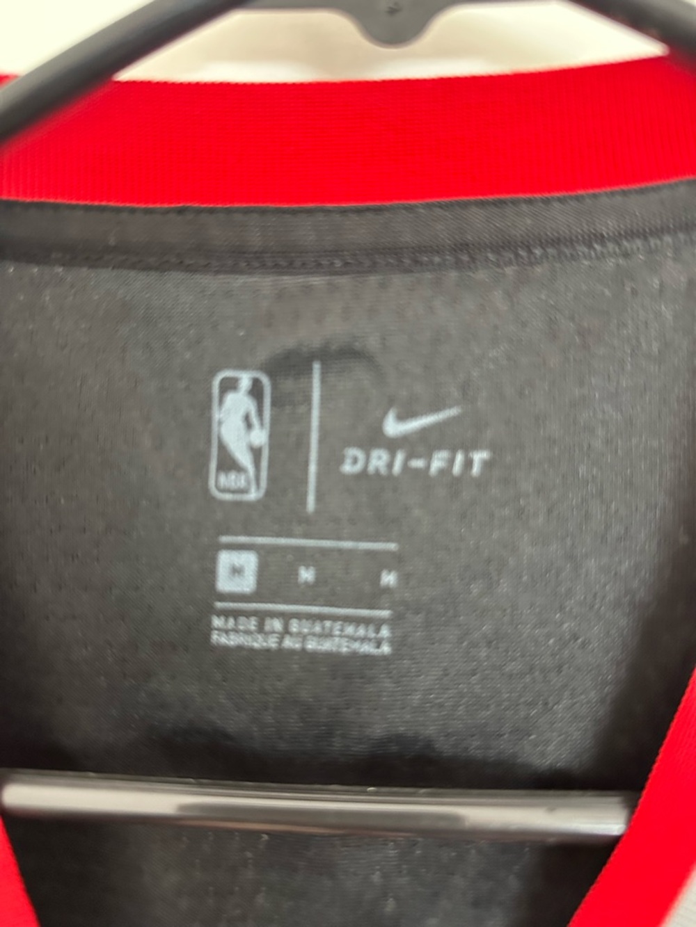 Nike Black and Red NBA Dri-FIT Jersey - Picture 3 of 5